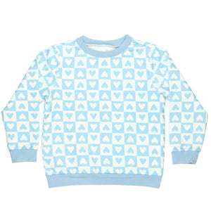 Blue Checker Sweatshirt